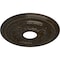 Ekena Millwork Galway Ceiling Medallion (Canopies up to 3 1/4"), 15 3/4"OD x 3 1/4"ID x 1"P, Stone Hearth Crackle CM15GASHC - alternate 2